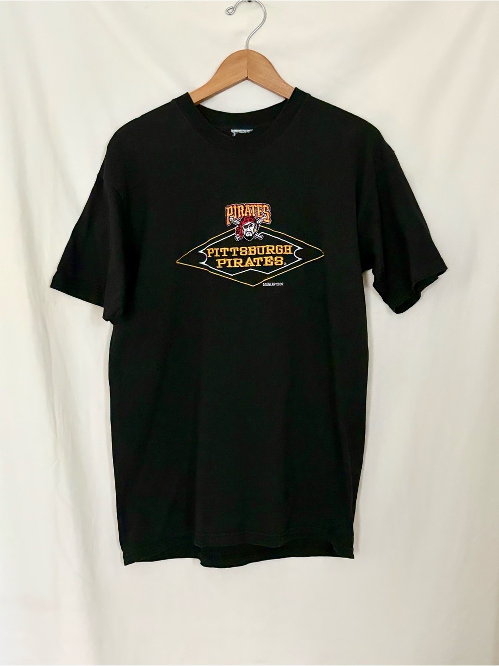 Pittsburgh Pirates Black Logo T-Shirt
